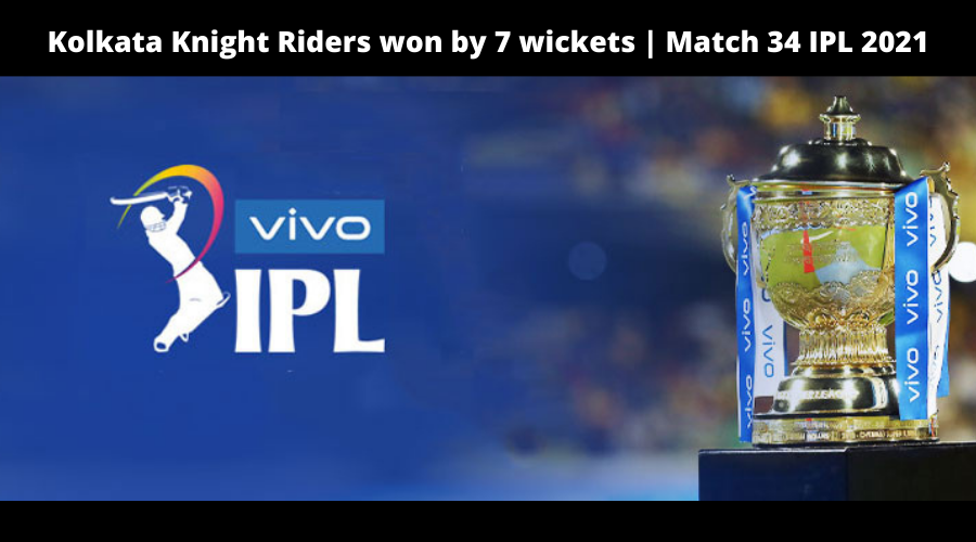 Kolkata Knight Riders won by 7 wickets