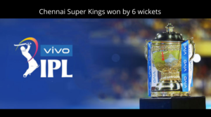 Chennai Super Kings won by 6 wickets | Match 44 of IPL2021