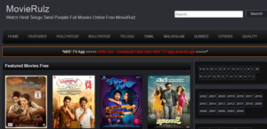 Movierulz - A website with Malayalam, Hindi, Tamil, Telugu movie