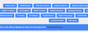 Downloadhub 2021 – Illegal HD Movies Download Website