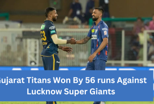 Gujarat Titans Won By 56 runs Against Lucknow Super Giants