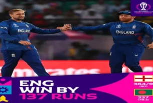 England Defeats Bangladesh by 137 Runs in Dharamsala