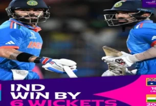 India beat Australia by 6 wickets