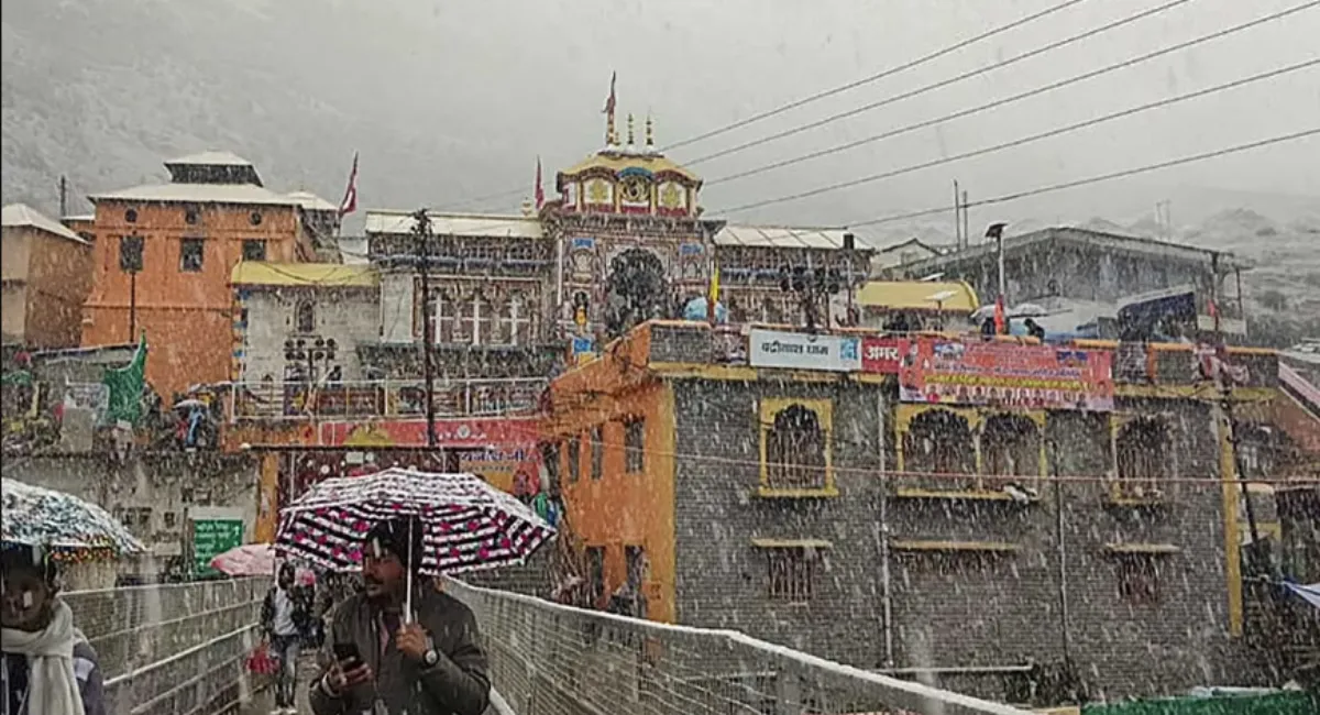 Snowfall in Jammu