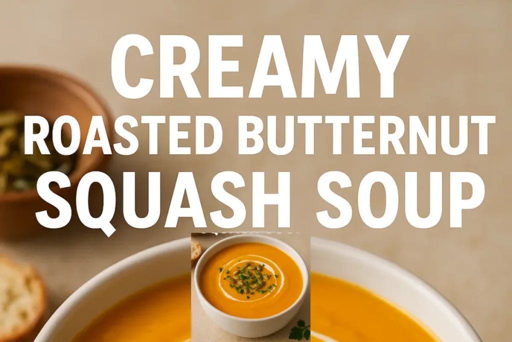 Roasted Butternut Squash Soup Recipe