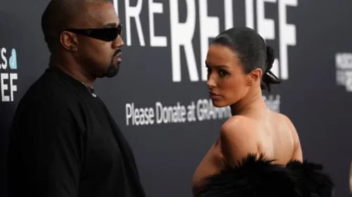 Kanye West and Bianca Censori